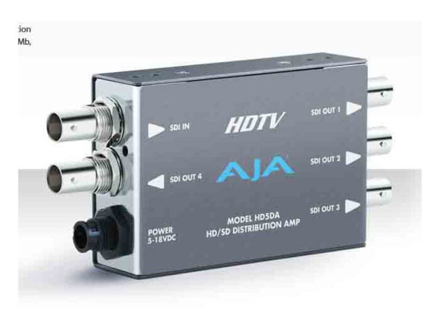 Aja HD-SDI/SDI serial digital distribution amplifier