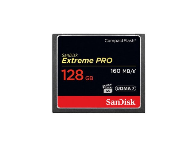 SanDisk Muistikortti Compact Flash 128GB UDMA 7 Extreme Pro