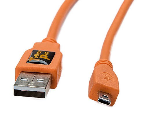 Tether Tools USB-kaapeli 2.0 - Mini-B 8-pin 4,6 metriä
