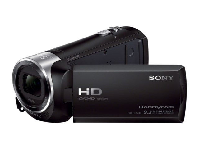 Sony HDR-CX240E musta