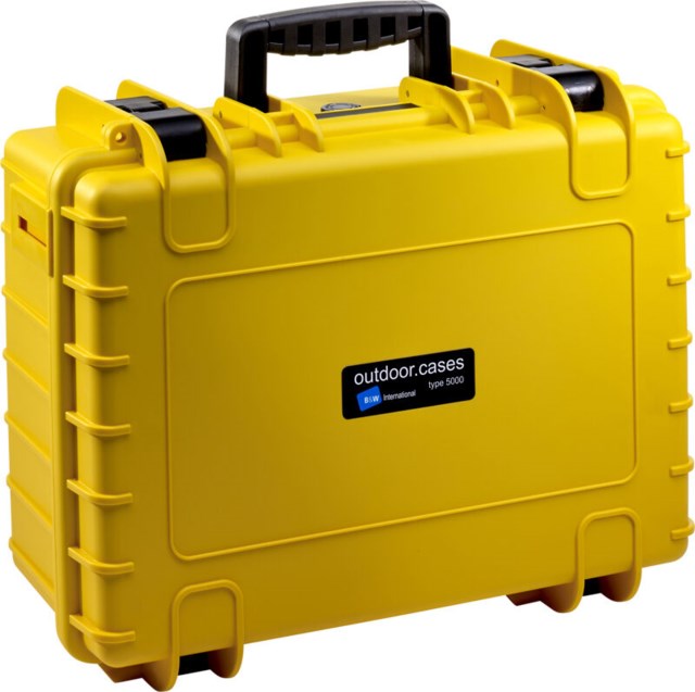 B+W Outdoor Case Type 5000 keltainen jakajilla