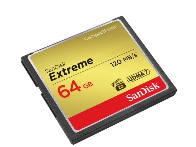 SanDisk Muistikortti Compact Flash 64GB Extreme 120MB/s