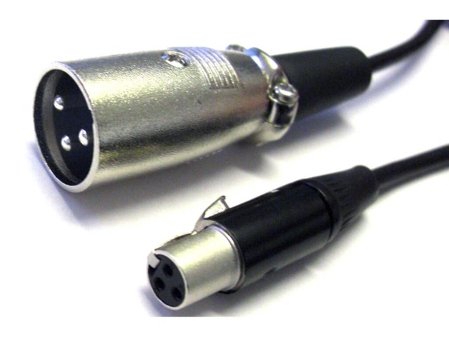 Pulse Mikrofonikaapeli Mini-XLR naaras - XLR uros, 20 cm