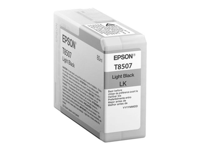 Epson Mustepatruuna Ultrachrome HD vaalea musta 80 ml