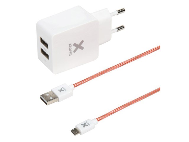 xtorm Micro USB-kaapeli + AC-sovitin CX003