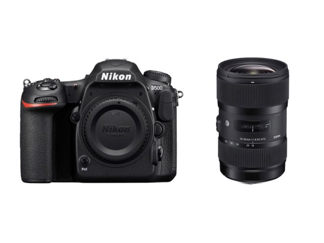 Nikon D500 ja Sigma AF 18-35/1,8DC HSM A