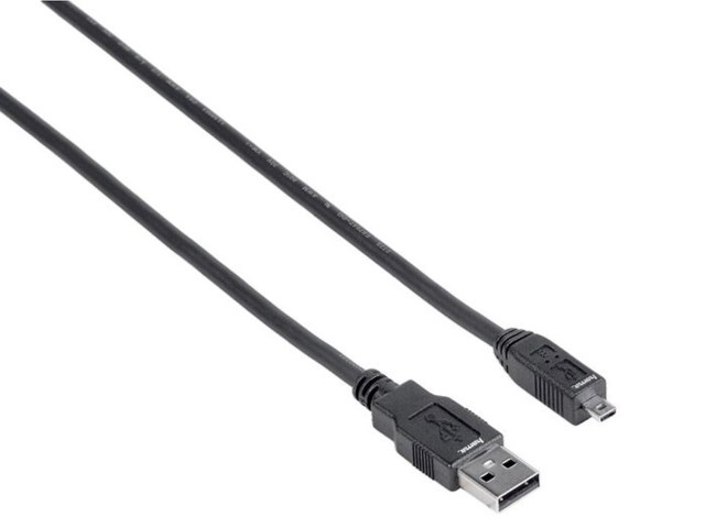 Hama USB 2.0 johto A uros – mini B 8-pin uros 1,8 m