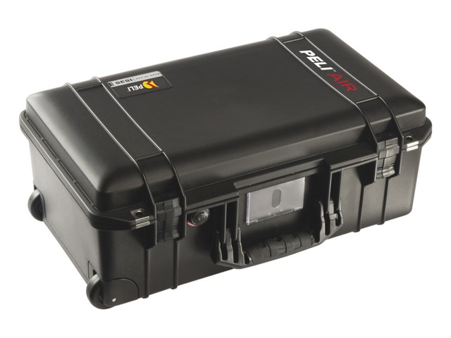Peli Laukku 1535TP Air Case musta, tilanjakajalla