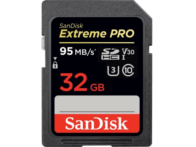 SanDisk Muistikortti Secure Digital 32GB Extreme Pro V30 UHS-1 U3 SDHC 95MB/s