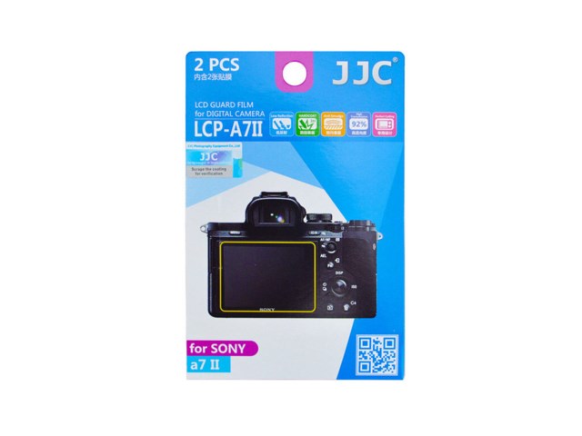 JJC LCD-suoja LCP-A7II / Sony A7SII/A7II/A7RII/A7RIII/A7III/A7C/FX3