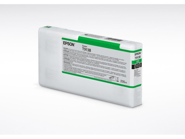 Epson Mustepatruuna vihreä 200 ml T913B / SC-P5000