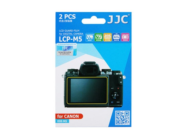 JJC LCD-suoja LCP-M5 / Canon EOS M5 2-pakkaus