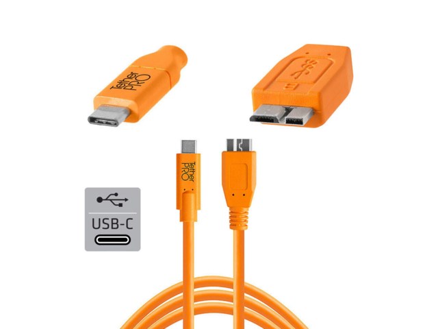 Tether Tools TetherPro kaapeli USB-C - 3.0 Micro-B 4,6 metriä