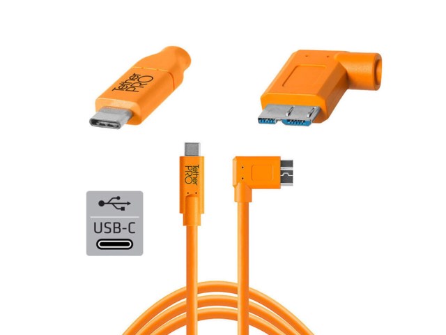 Tether Tools TetherPro kaapeli USB-C - 3.0 Micro-B kulma