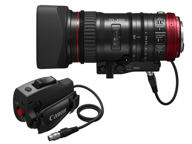 Canon CN-E70-200mm T4.4 L IS KAS S + Servo grip ZSG-C10