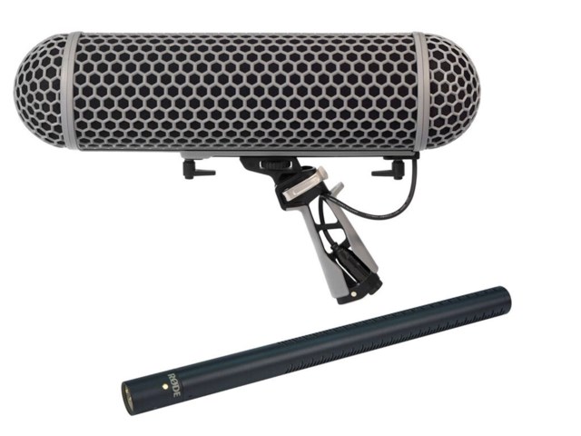 Røde Mikrofoni NTG3B musta + zeppelini Blimp MK II