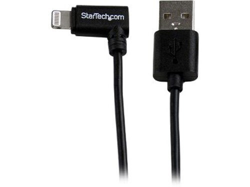 Startech Lightning - USB kaapeli kulmikas 91cm musta