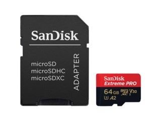 SanDisk microSDXC Extreme Pro 64GB 170MB/s UHS-I U3 V30