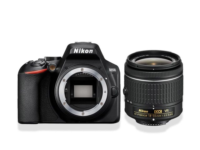 Nikon D3500 musta + AF-P 18-55/3,5-5,6G VR DX