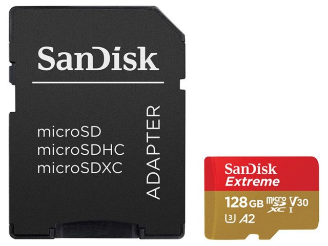 SanDisk Muistikortti Secure Digital Micro 128GB SDXC Extreme 160MB/s