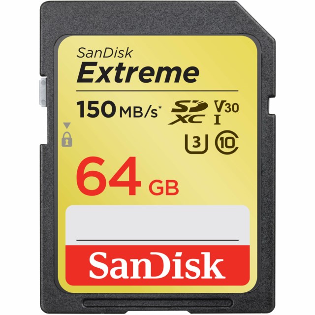 SanDisk Muistikortti SDXC Extreme 64GB 150MB/s UHS-I