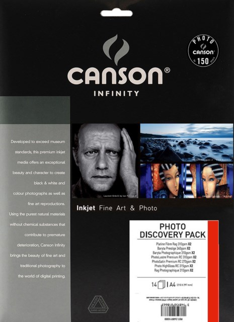 Canson New Photo Discovery Pack A4 14 arkkia