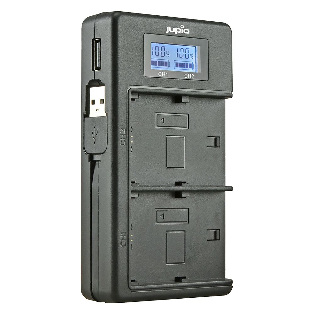 Jupio NP-FZ100 Duo charger for Sony | Scandinavian Photo