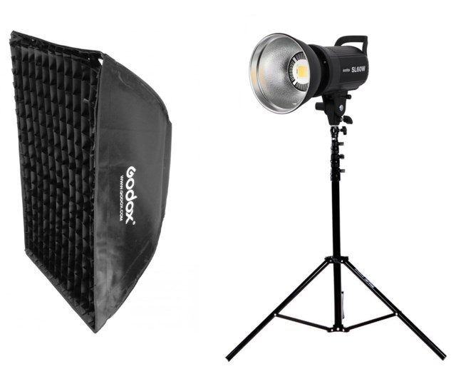Godox LED-valaisin SL60W Päivänvalopaketti