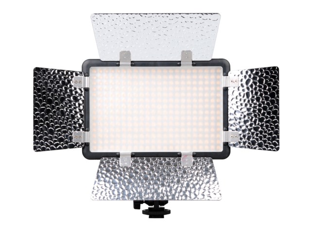 Godox LED-valaisin 308C II Bi-Color + Barndoors