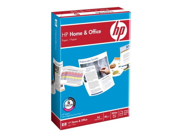 Hp Kopiopaperia reiätön A4 80gr 500sivua HP home and office paper