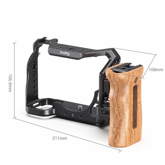 SmallRig Cagekit 3008 Wooden Handgrip / Sony A7S III