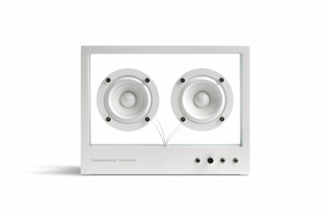 Transparent Small Transparent Speaker - White