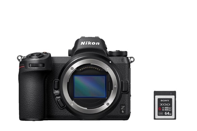 Nikon Z6 Kamerarunko + XQD Secure Digital 64GB High Speed
