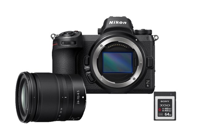 Nikon Z6 + NIKKOR Z 24-70mm f/4 S + XQD Secure Digital 64GB High Speed