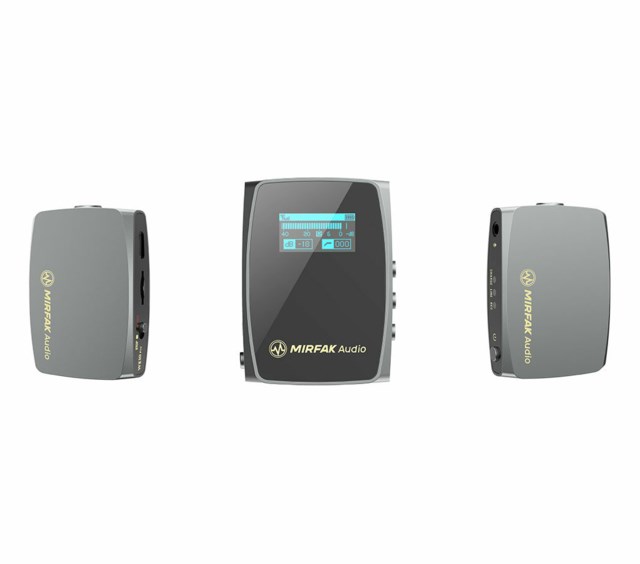 Mirfak WE10 PRO - Dual Wireless Senders + Receiver