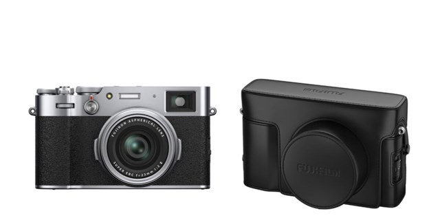 Fujifilm X100V Hopea + kameralaukku LC-X100V musta nahka