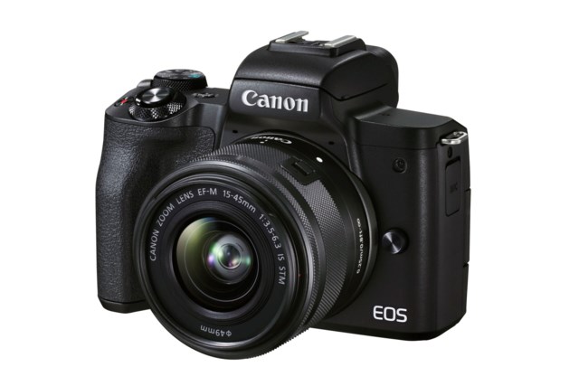 Canon EOS M50 Mark II musta + EF-M 15-45mm f/3,5-6,3 IS STM