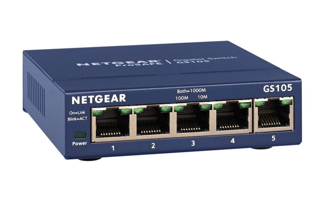 Netgear GS105GE v5 5-Port Unmanaged Switch
