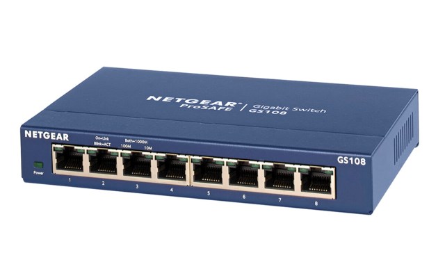 Netgear GS108GE v4 8-Port Unmanaged Switch