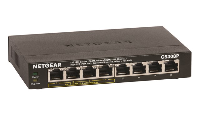 Netgear GS308P 8-Port Unmanaged Switch PoE