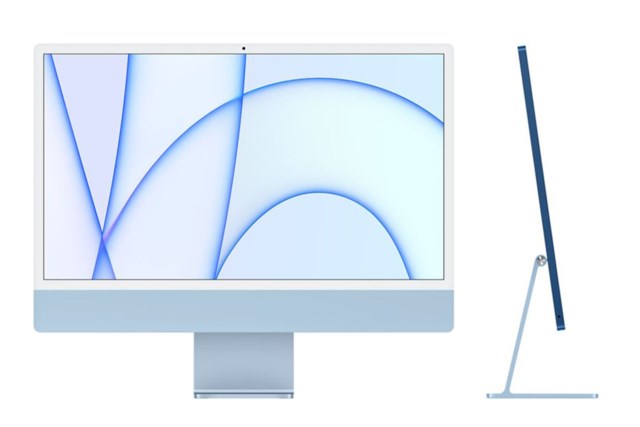Apple iMac 24" 4.5K, M1, 8GB RAM, 256GB SSD,  7-core Graphics, Blue