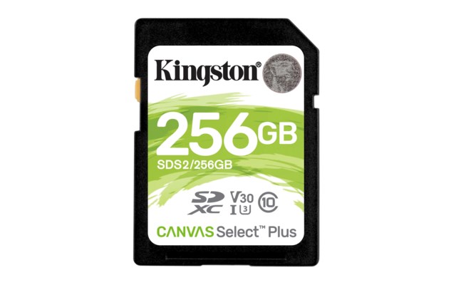 Kingston SDXC Canvas Select Plus 256GB V30 100/85MB/s