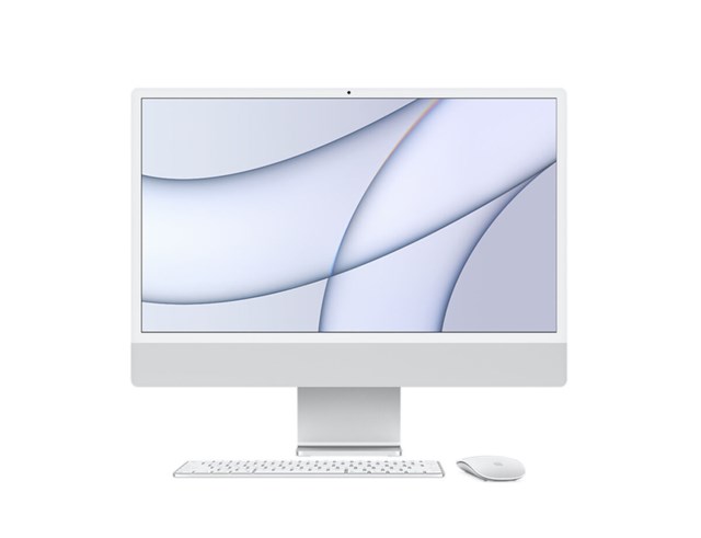Apple iMac 24" 4.5K, M1, 8GB RAM, 256GB SSD,  8-core Graphics, Silver