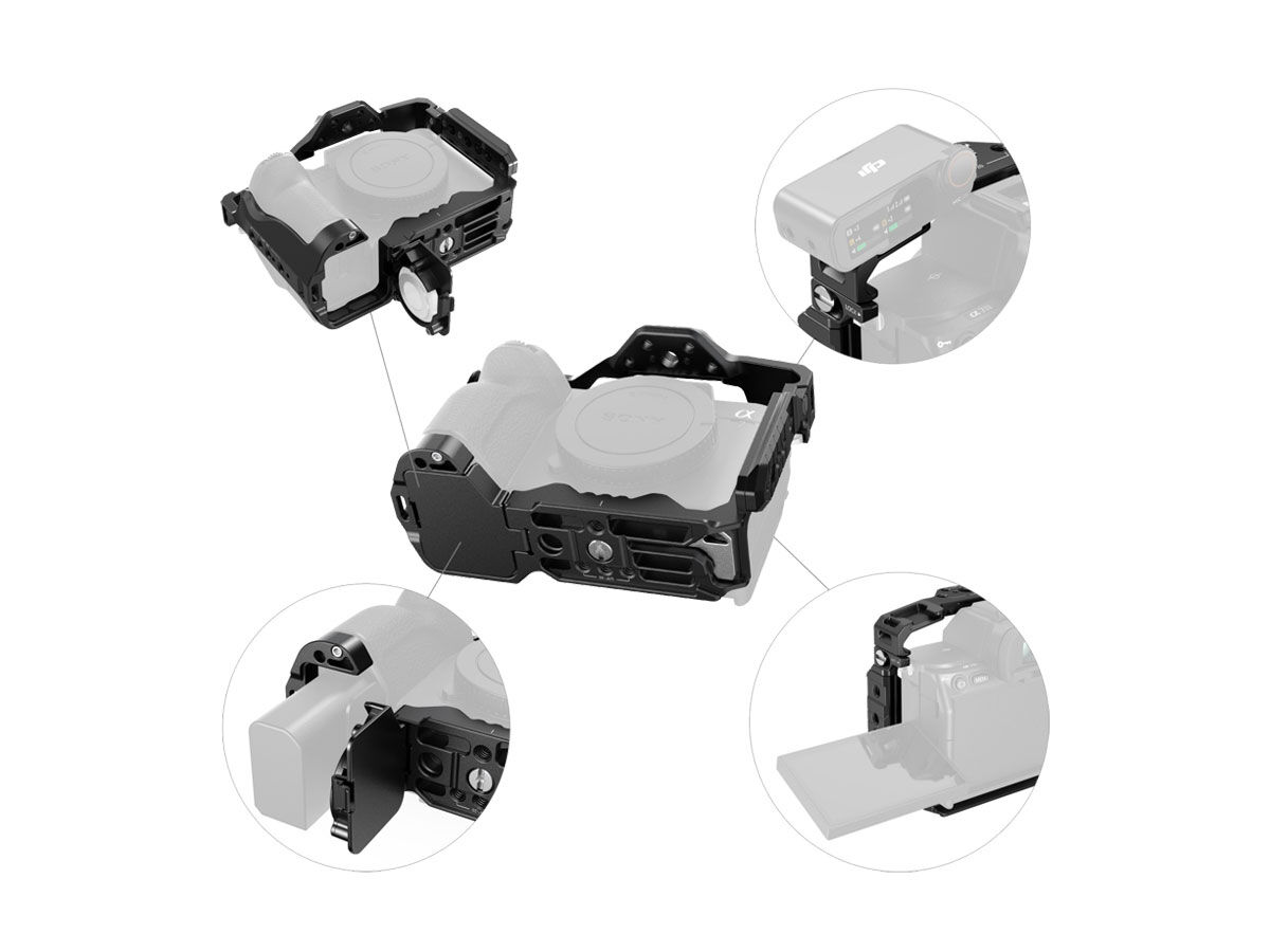 SmallRig Cage Kit for Sony Alpha 7R V/Alpha 7 IV/Alpha 7S III Rhinoceros Cage Kit