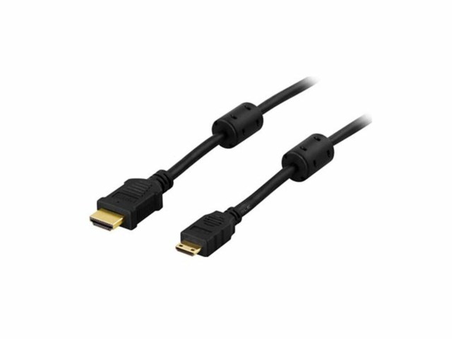 Deltaco HDMI-kaapeli A uros - mini C uros 5 metriä musta
