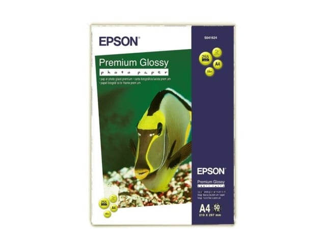 Epson Premium Glossy Photo Paper A4 255gr 50 arkkia