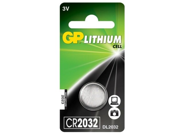 GP Paristo Cr 2032/DL2032/KCR2032 3V Litium